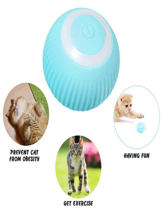 SIMESTICH Smart LED 360° Rotating Cat Toy Ball - Interactive Rechargeable Cat Toy with LED Lights & Automatic Obstacle Avoidance - Fun, Safe, and Engaging Play for Cats - Image 3